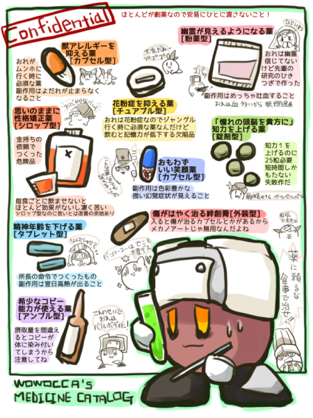 ヲヲッカ薬カタログ
